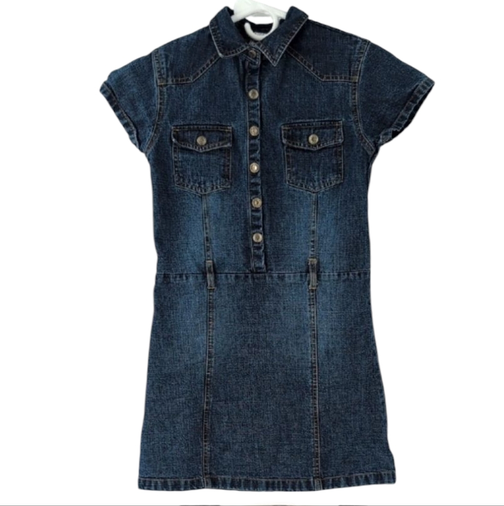 Old Navy Denim Kids Dress size 10 in great condition .
